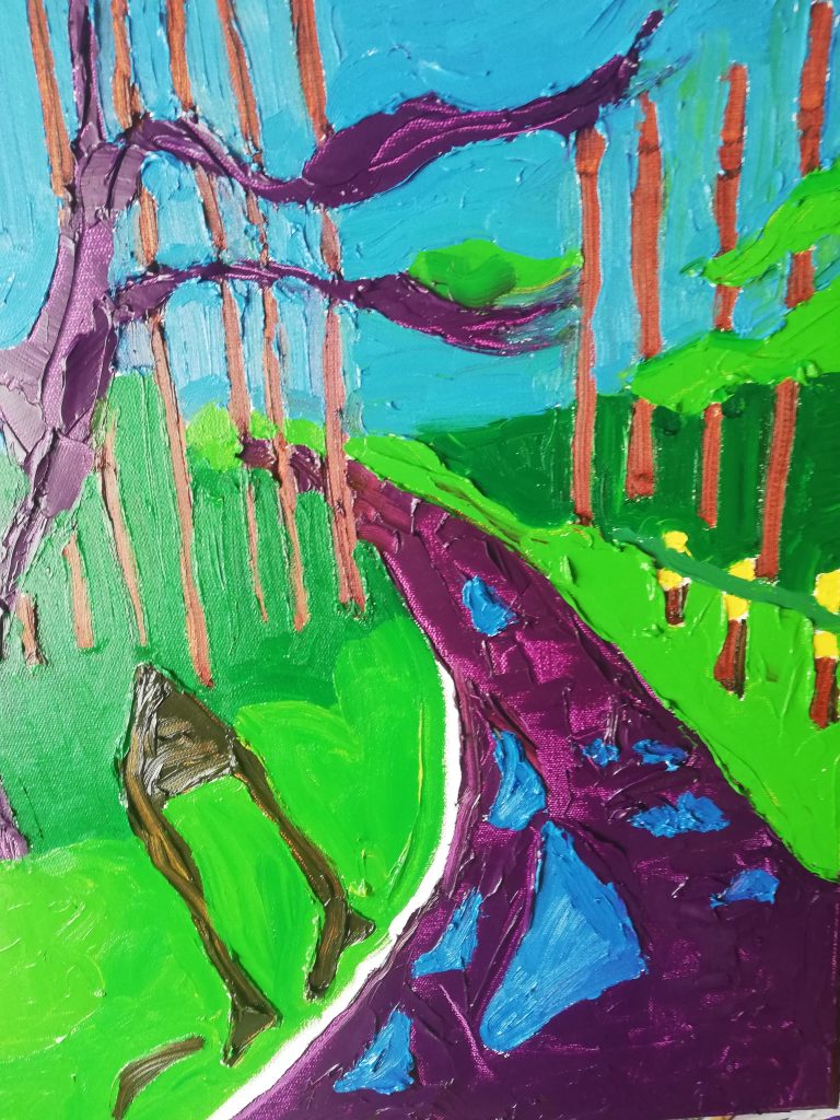 Spring Trees II Oil on canvas 41cmx50cm £300
